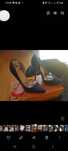 Pantofi dama 36 crem rosi albaștri