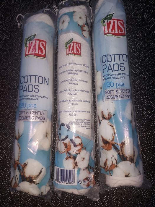 3 x Izis Dischete demachiante din bumbac 120/ pachet
