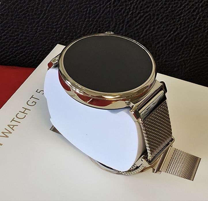КАТО НОВ 41mm Huawei watch GT 5 Технополис Гаранция 2027г. GOLD GT5