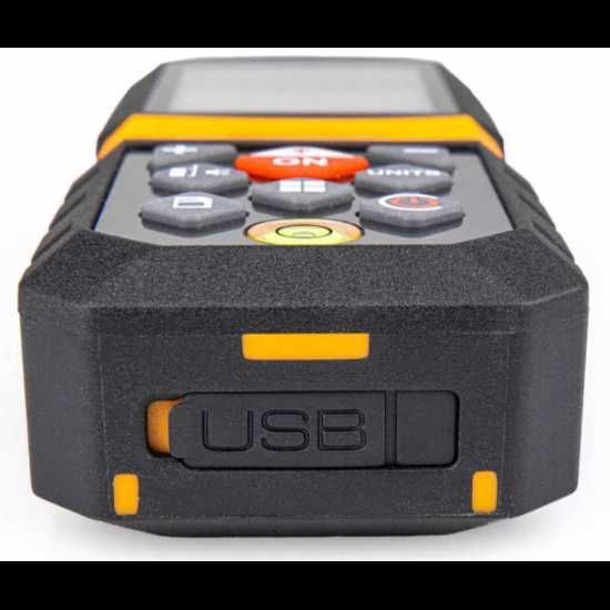 Акумулаторна лазерна ролетка максимален обхват измерване 80 метра JCB