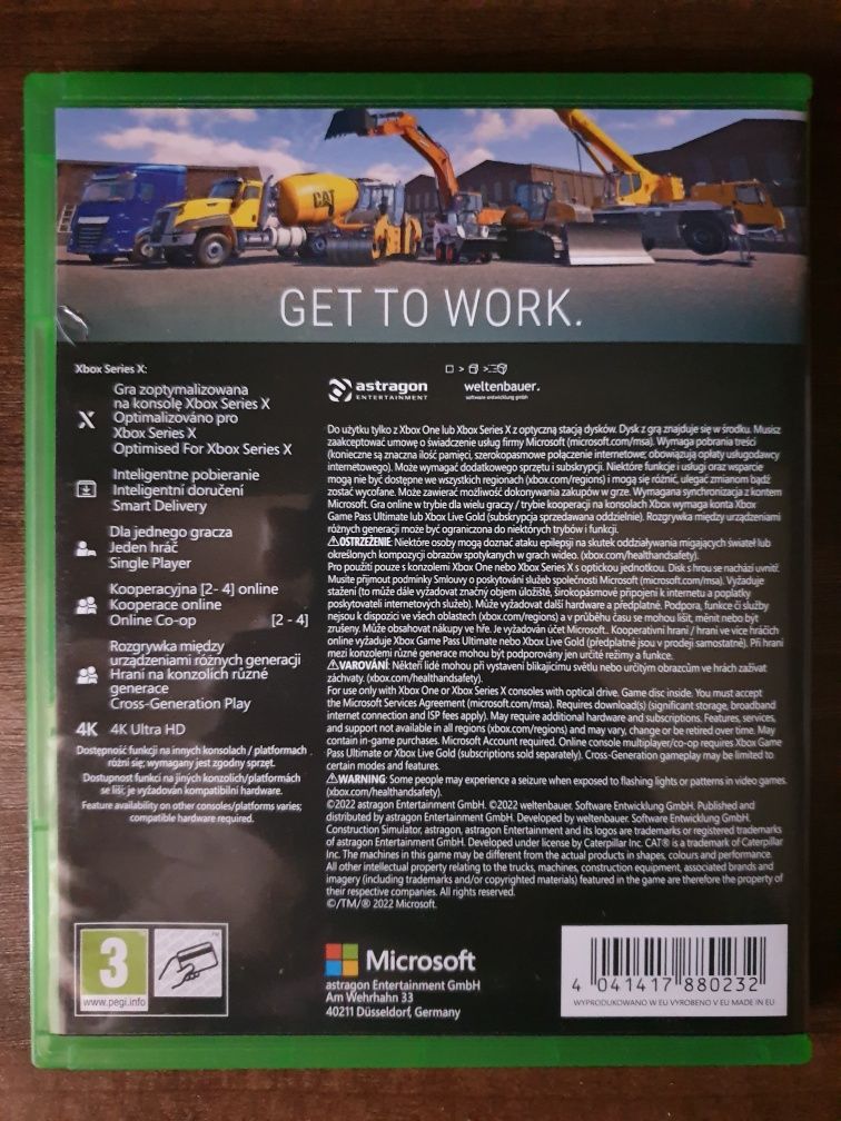 Construction Simulator Xbox One/Series X