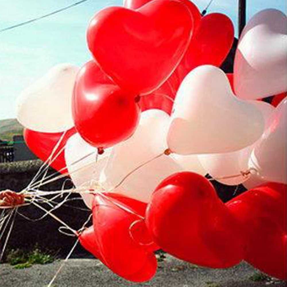 Балон сърце 30см/2.2g. Подарък Свети валентин Heart balloon