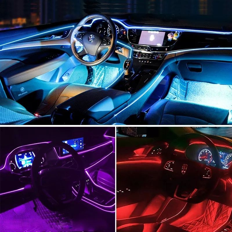 5М. Амбиентно ИНТЕРИОРНО LED осветление за кола автомобил