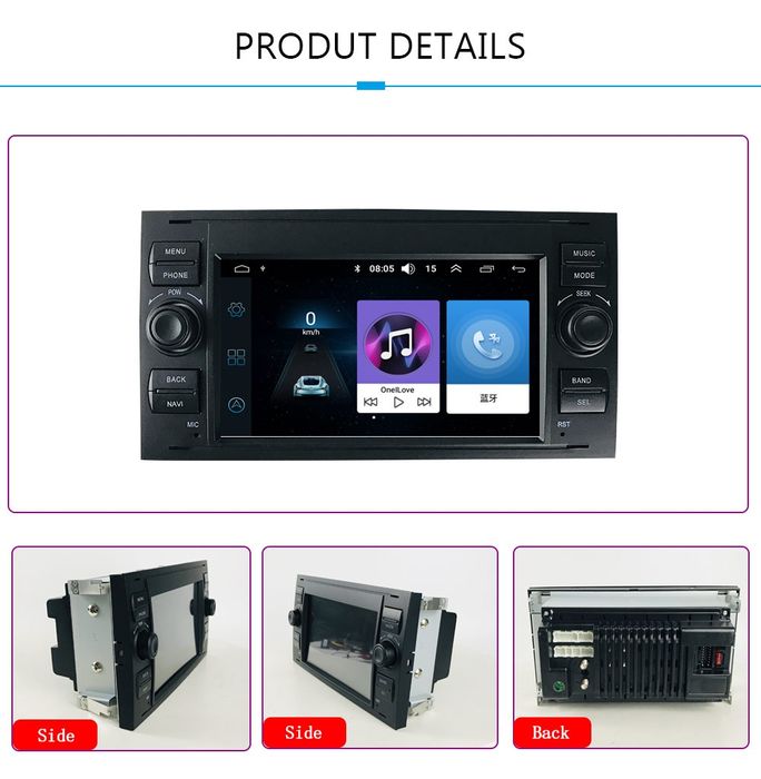 Мултимедия Android 1/2/4GB Ford Focus Mondeo Galaxy Kuga C-Max S-Max 2