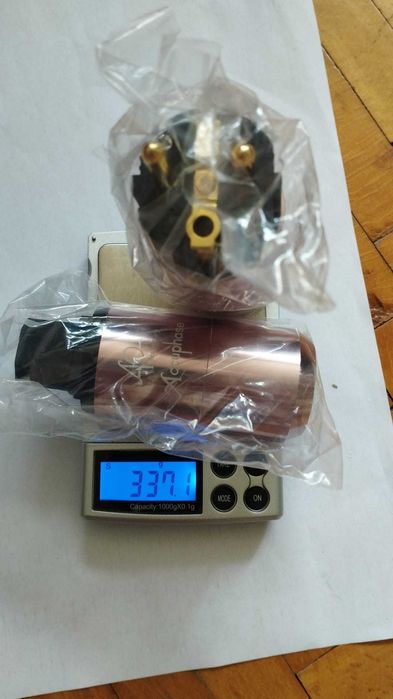 Conector Accuphase SCHUKO + IEC - set