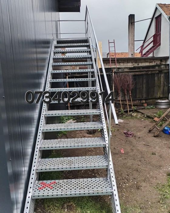 Scari metalice zincate