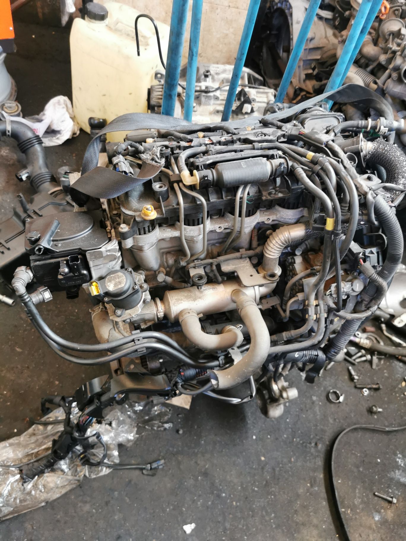 Turbina, motor 9h ford 1.6 diesel cutie volanta injector