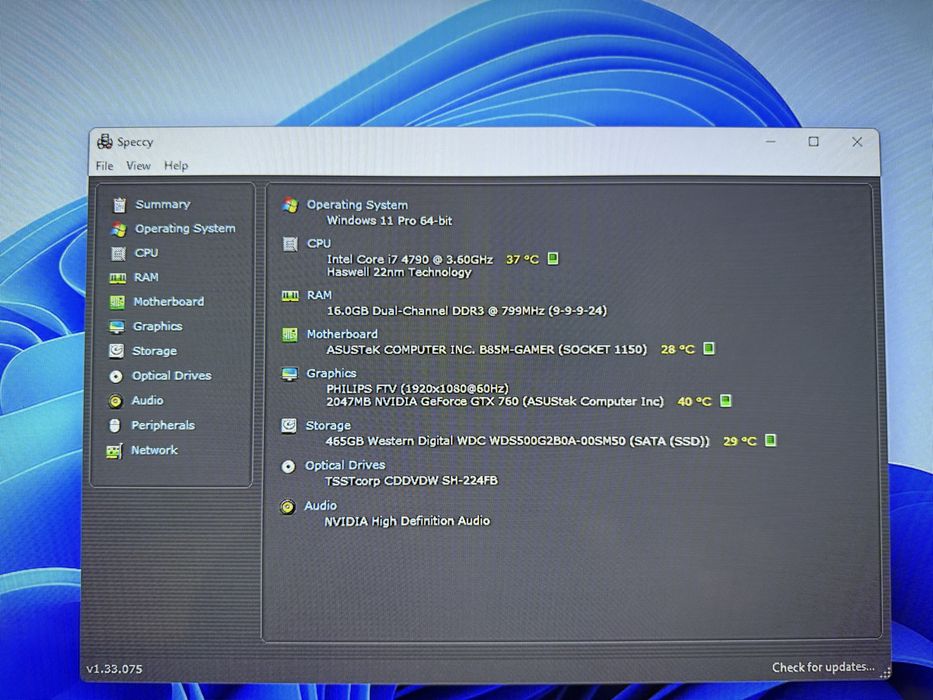 Pc intel i7 4790, 16gb ram, Nvidia GTX 760 2gb, ssd 512gb