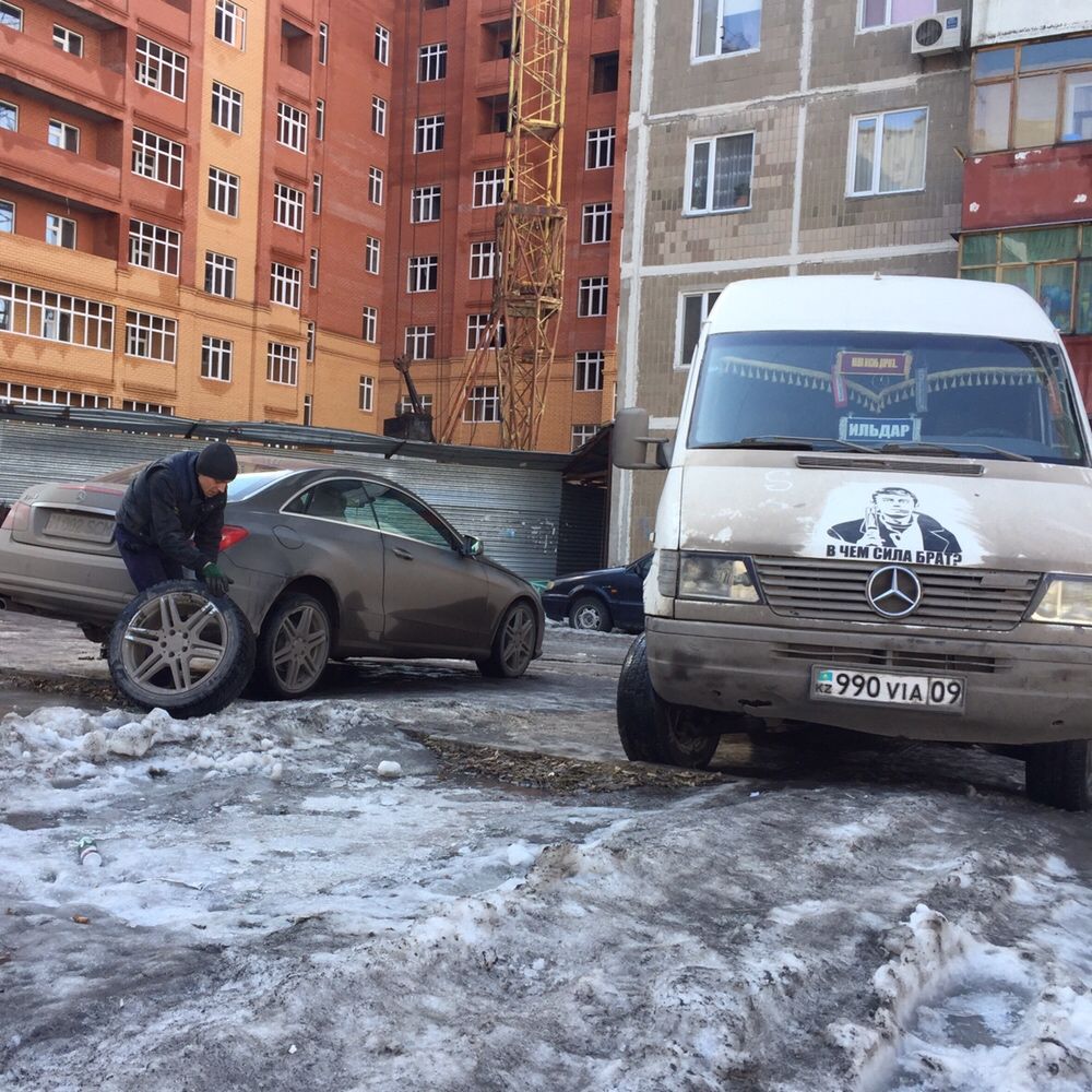 Выездной шиномонтаж в караганде