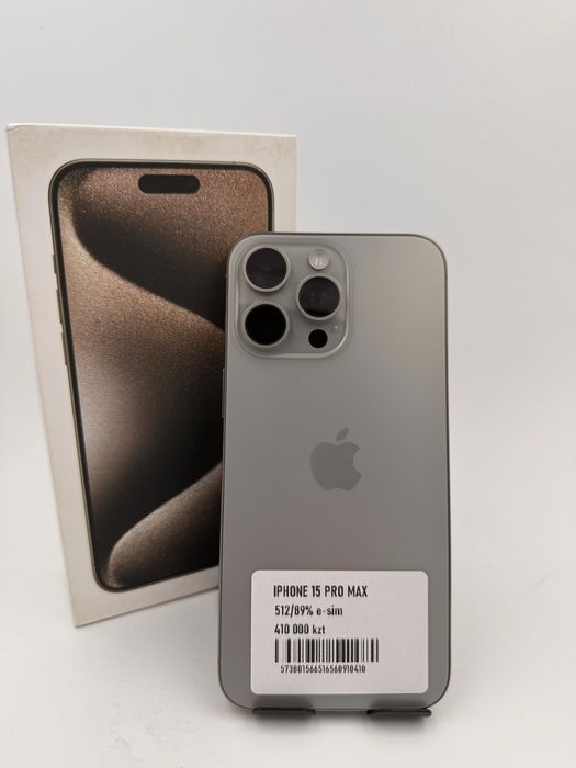 Iphone 15 Pro max 512gb 89% e-sim
