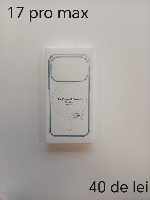 Huse, Folii, Cabluri iPhone 17 Pro Max - Montaj gratuit folie