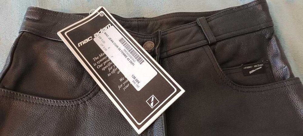 Pantaloni piele motocicletă sau timp liber Mac Adam femei 42 nou