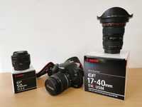 Фотоапарат Canon EOS 450D и обектив Canon EF 17-40mm f/4L USM