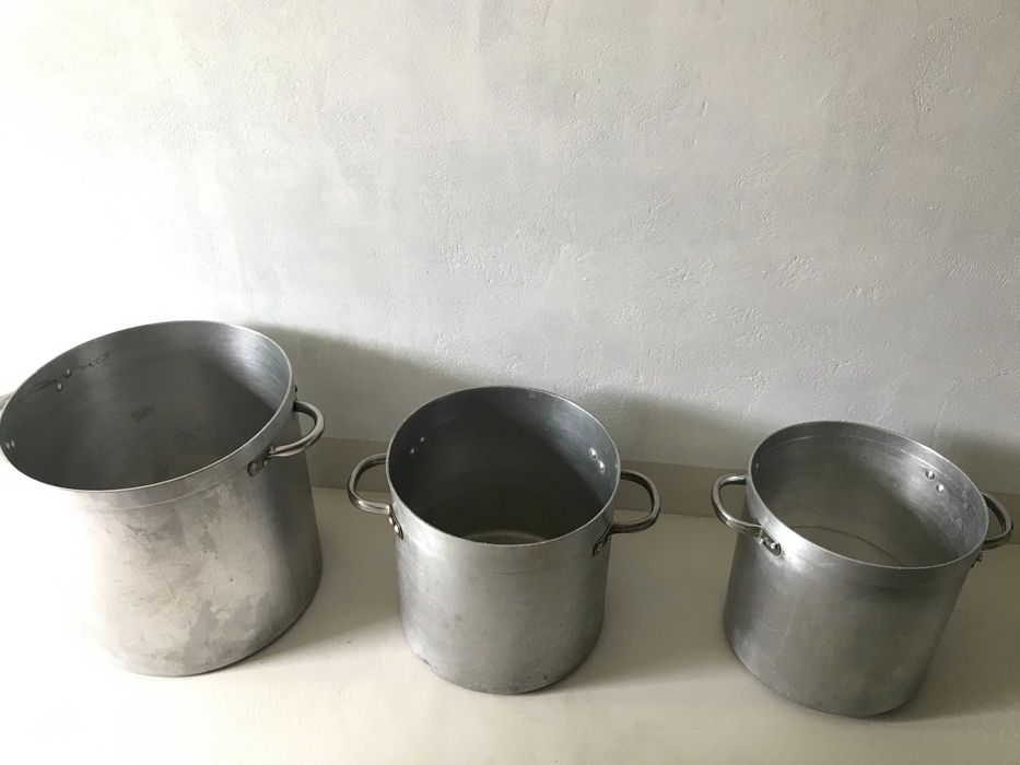 Cazan (oala) din Aluminiu - 22,5 L. Capac.