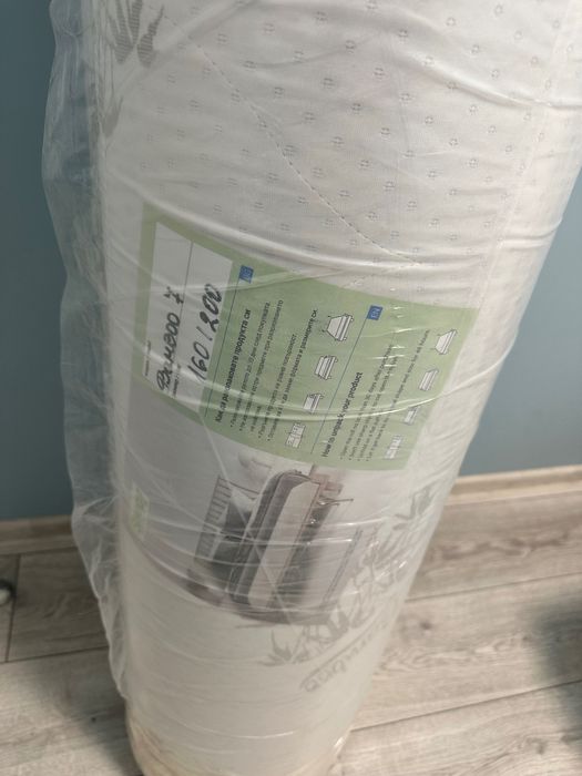 Матрак нов 160/200 с мемори пяна