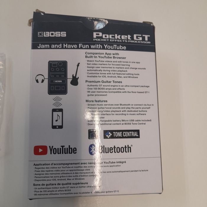 Boss Pocket gt guitar processor