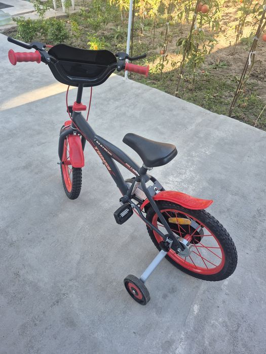 Bicicletă copii Vulcano 03 cu roți ajutătoare 14”