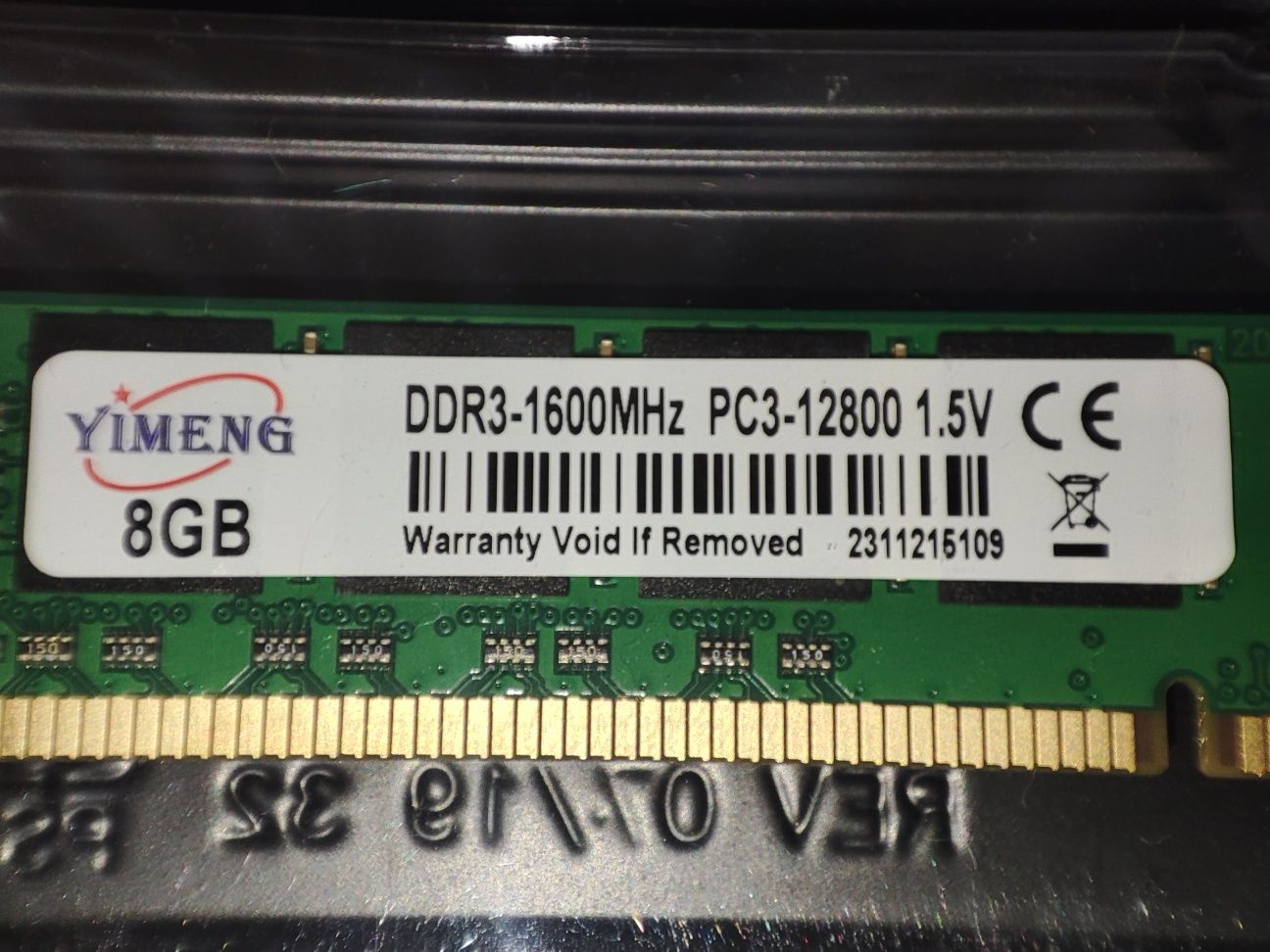 Оперативная память ddr3 8 Gb 1600MHz