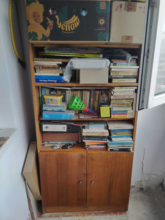 vand biblioteca, 4 rafturi + raft inchis cu usi, cluj-napoca