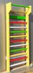 Spalier gimnastica STANDARD, 200x80 cm, M220LC4, 4 CULORI, 12 BARE