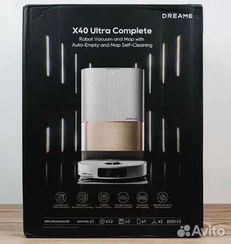 Робот-пылесос Dreame X40 Ultra Complete Высокое Качество Очистки!