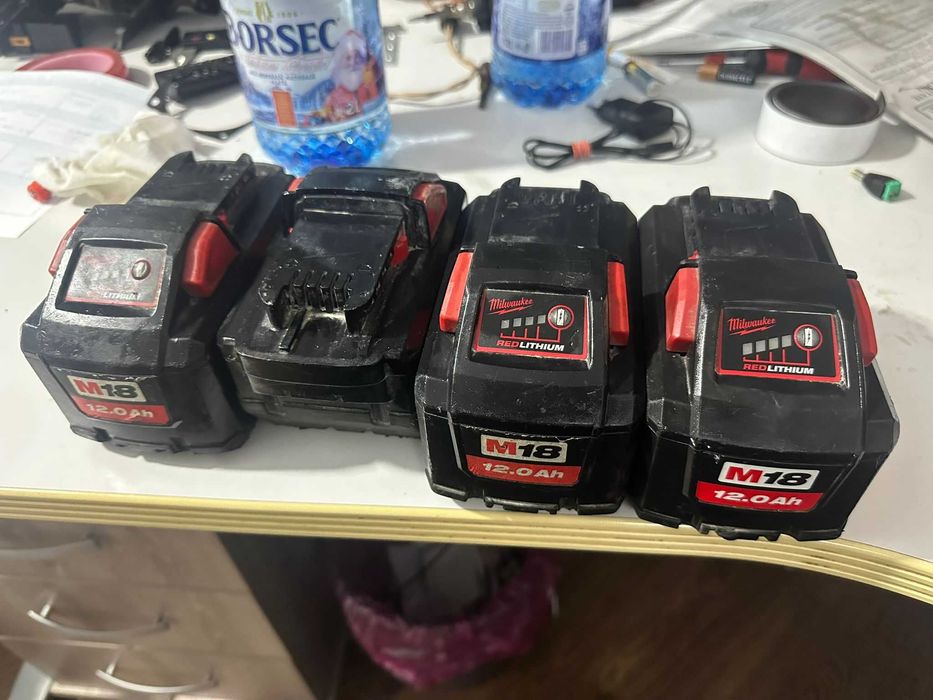 acumulatori baterie milwaukee m18 hb12 12ah amperi perfect functionale