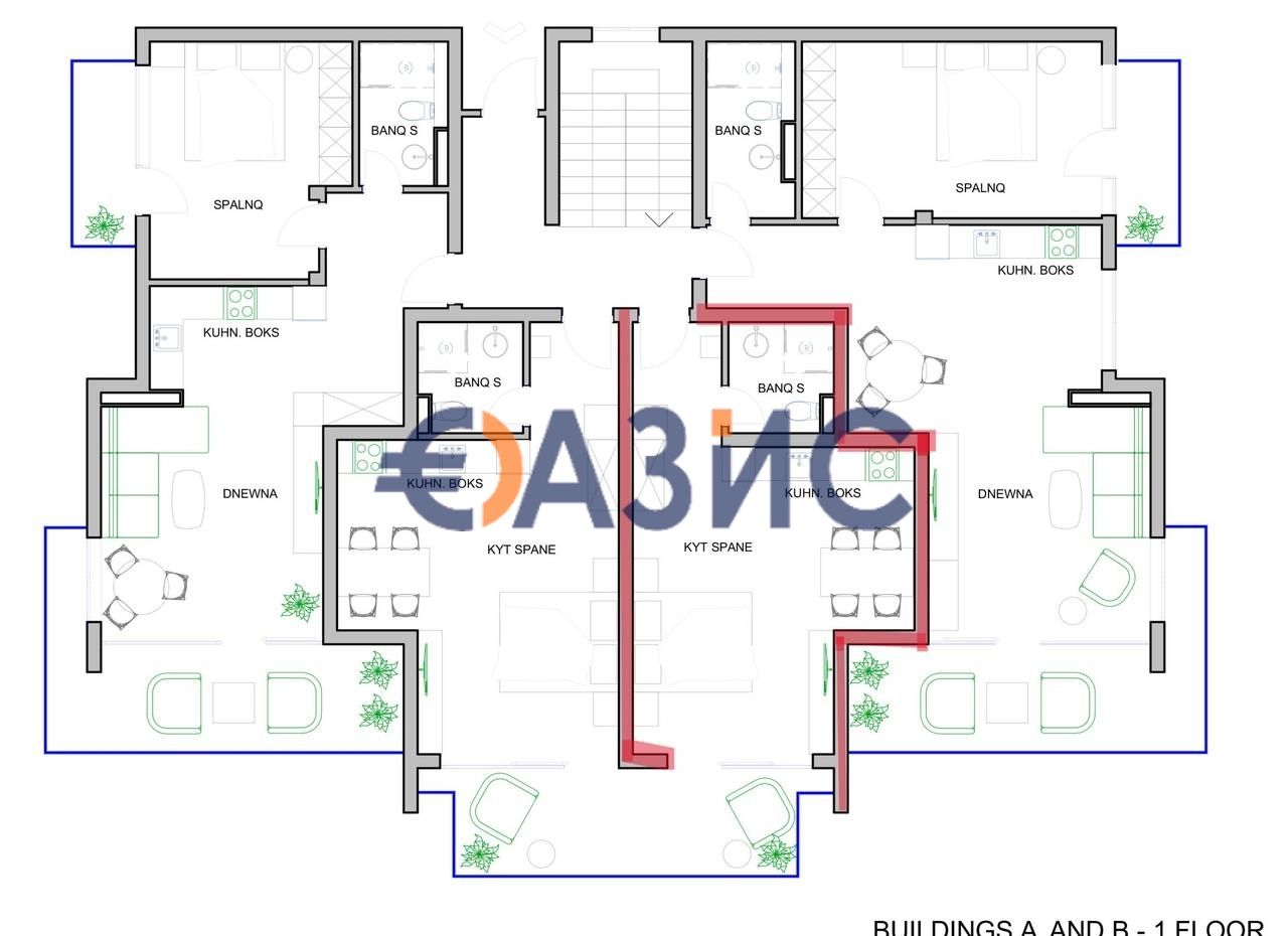 Продава се Едностаен апартамент в Бургас, Сарафово - 47 кв.м за 1946 €/кв.м - Снимка #11