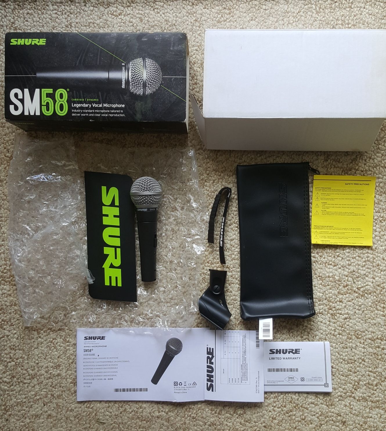 Microfon Shure SM58 SE, nou