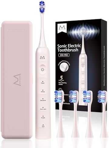 Нова Sonic електрическа четка за зъби 48k VPM 180 дни батерия 5 режима