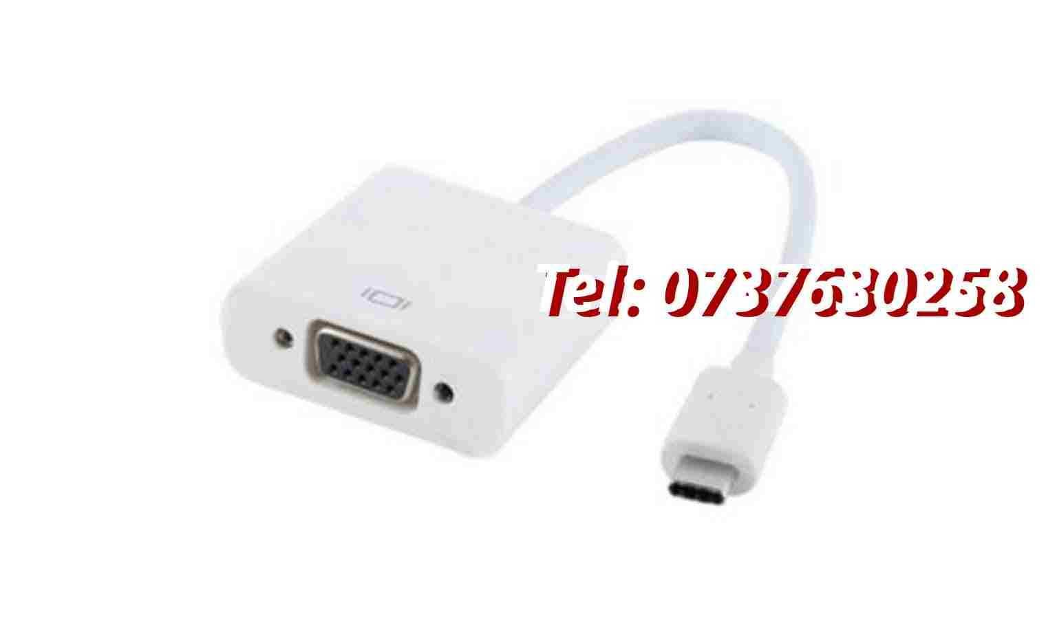 Convertor Usbc La Vga Hdtv Mac