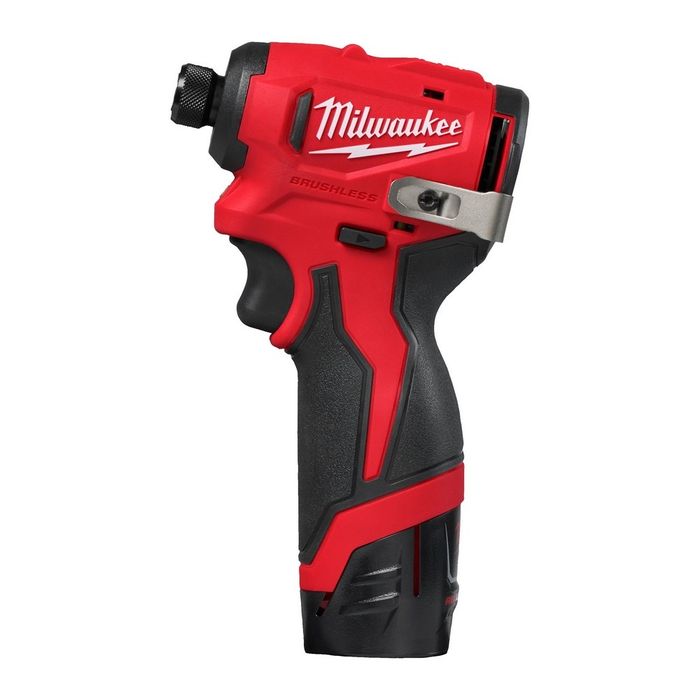 Комплект безчеткови винтоверти Milwaukee M12 BLPP2D-202B, 12V