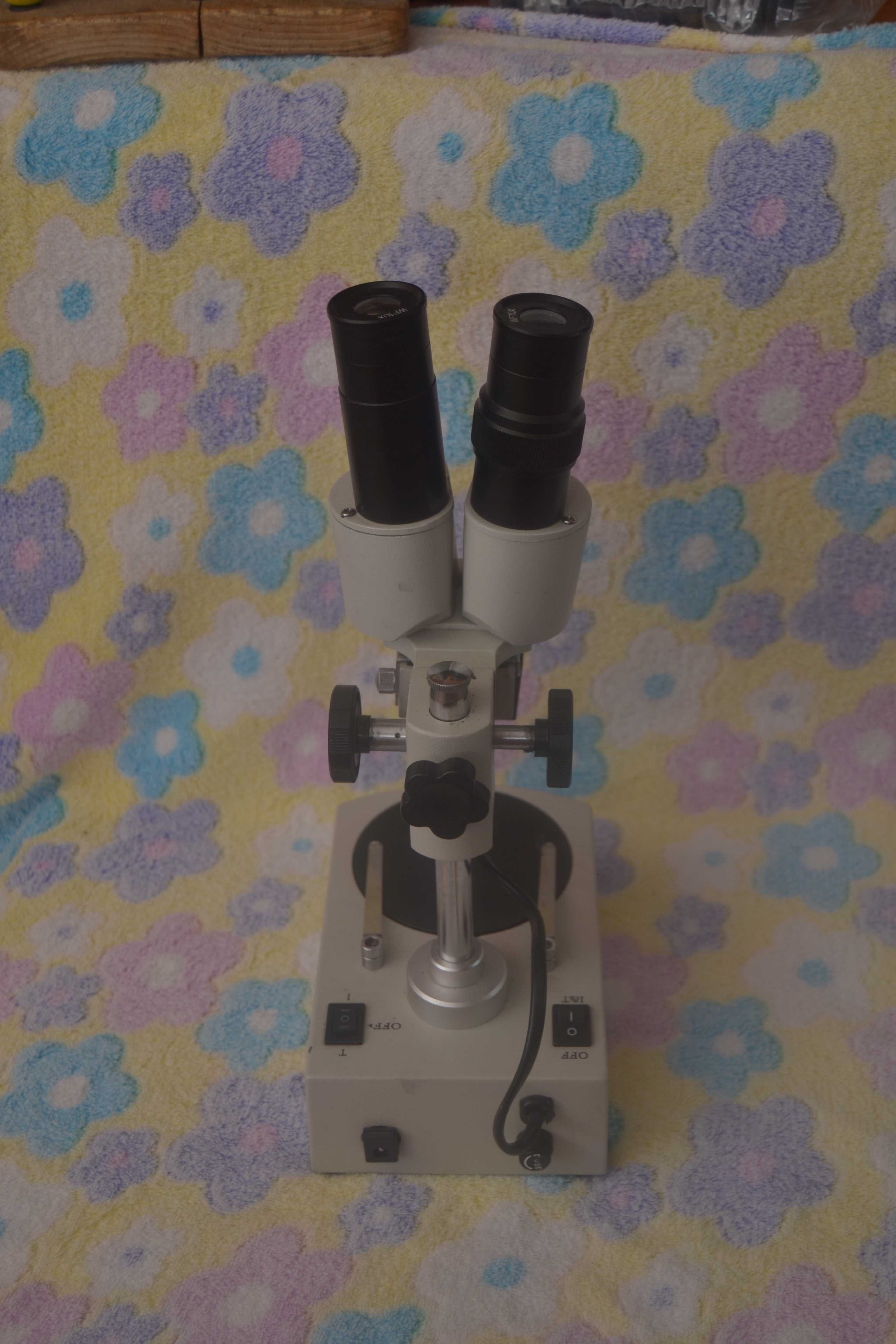 Стереоскопический микроскоп с 2 подсветками, STURMAN XTD-1C. 24x и 40x