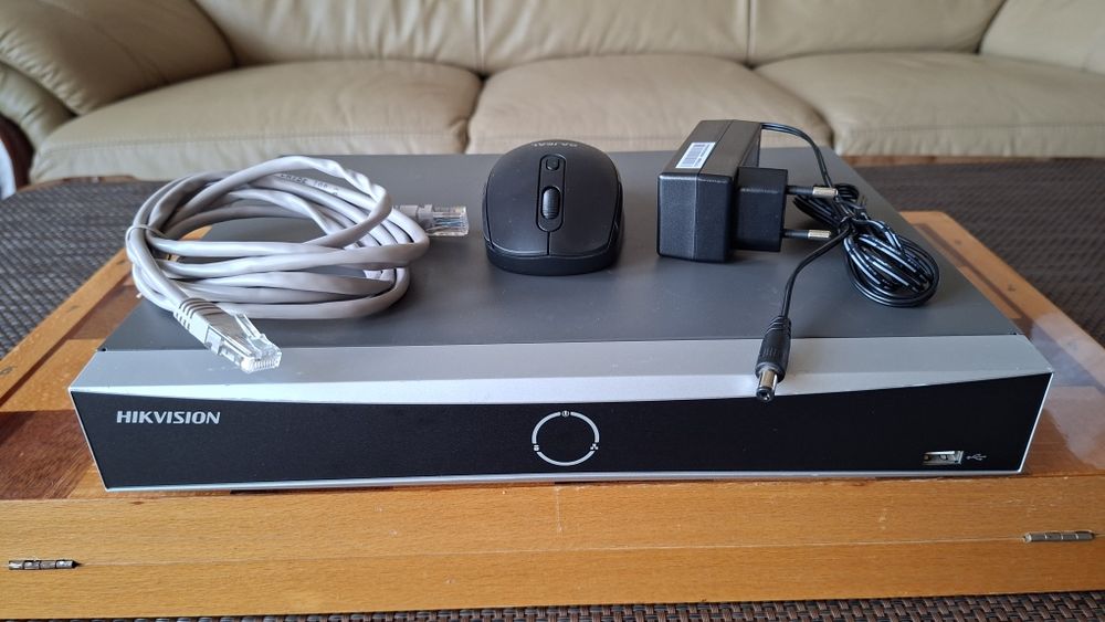 Сетевая система видеонаблюдения в полном комплекте.