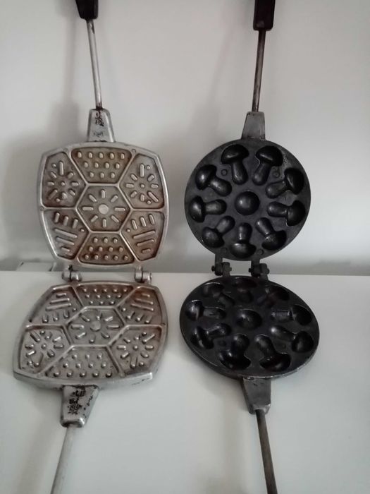 грибочница - орешница и вафельница.советское качество на газу