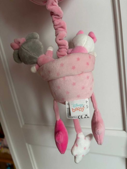 Jucarie muzicala moala pentru carucior sau patut Minnie