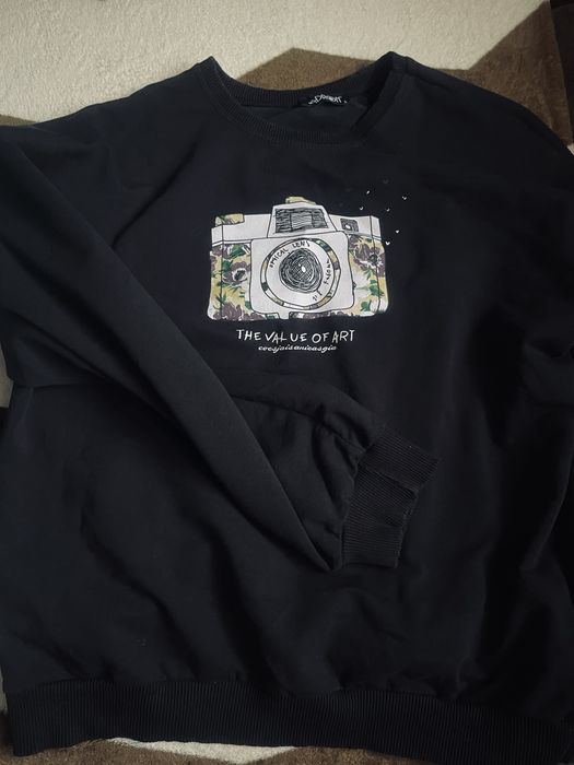 Bluza cu manica lunga culoare negra