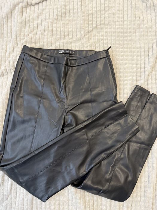 Кожен панталон Zara M размер