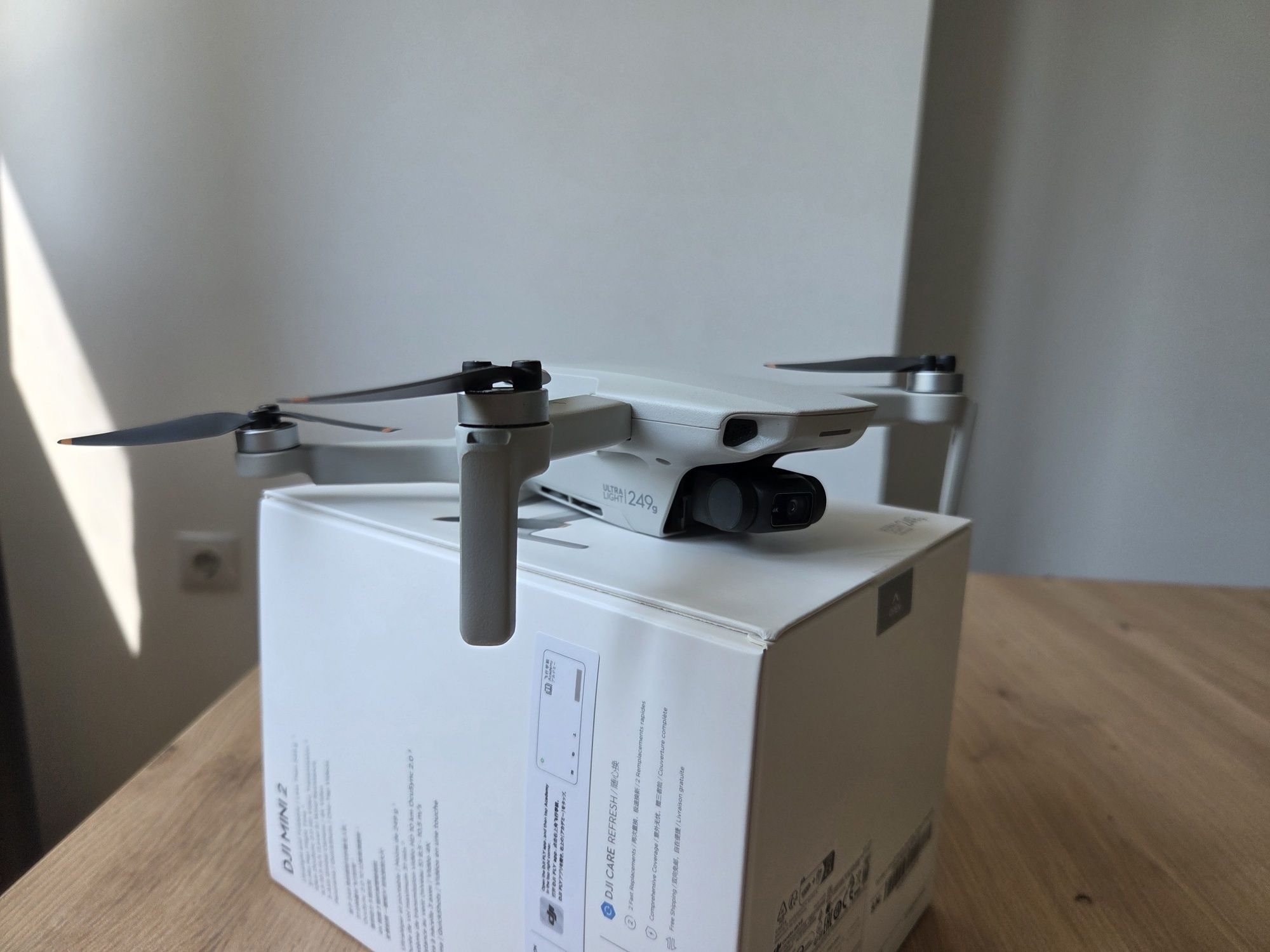 ПРОМОЦИЯ Като нов! Dji mini 2 4к / 2 + 1 нова батерии / кейс / dji