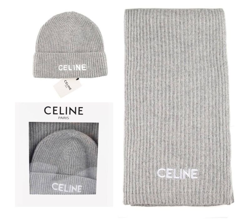 Шал и шапка gucci