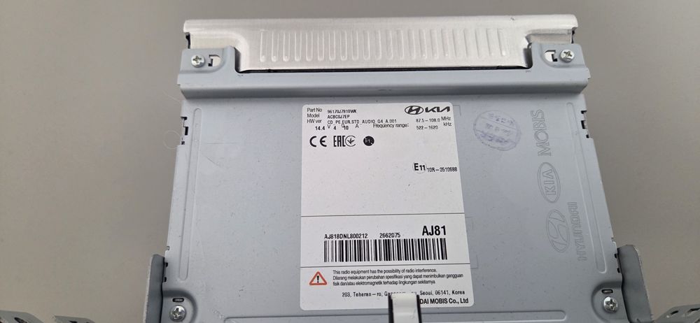 Sistem radio Kia Ceed 2022