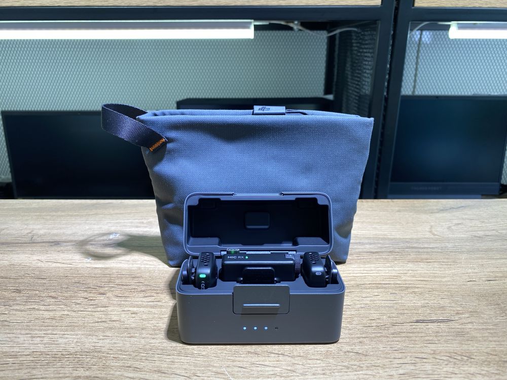 Беспроводной микрофон DJI Mic Mini (2 TX + 1 RX), серый, 10327/А10