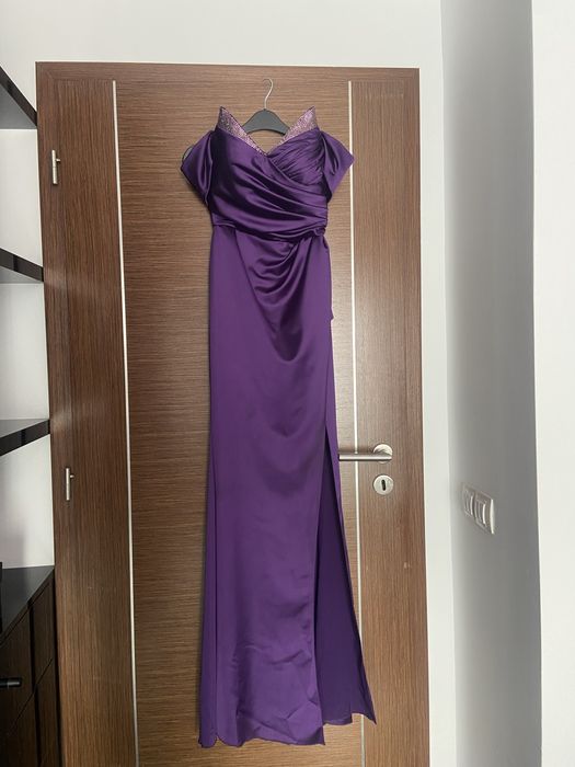 Rochie banchet/ absolvire/ nunta/ eveniment mov facuta pe comanda