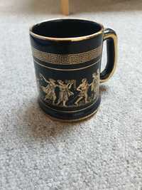 Cana ceramic grecească aurite