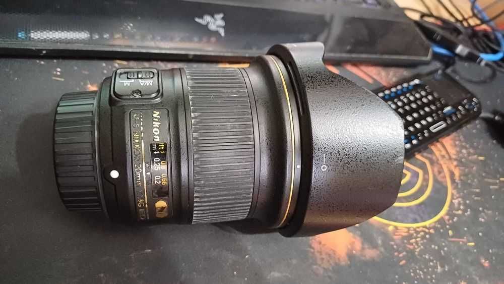 Nikon Nikkor 20mm f/1.8 G FX AF-S full frame Montura F