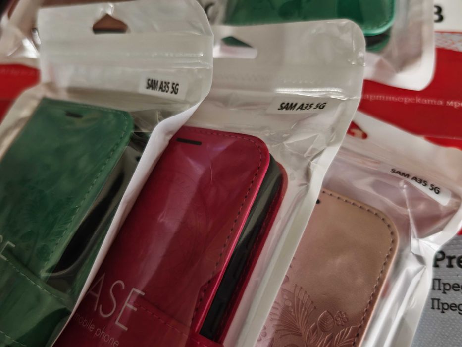 Samsung Galaxy A55 , Samsung Galaxy A35 цветни луксозни тефтери