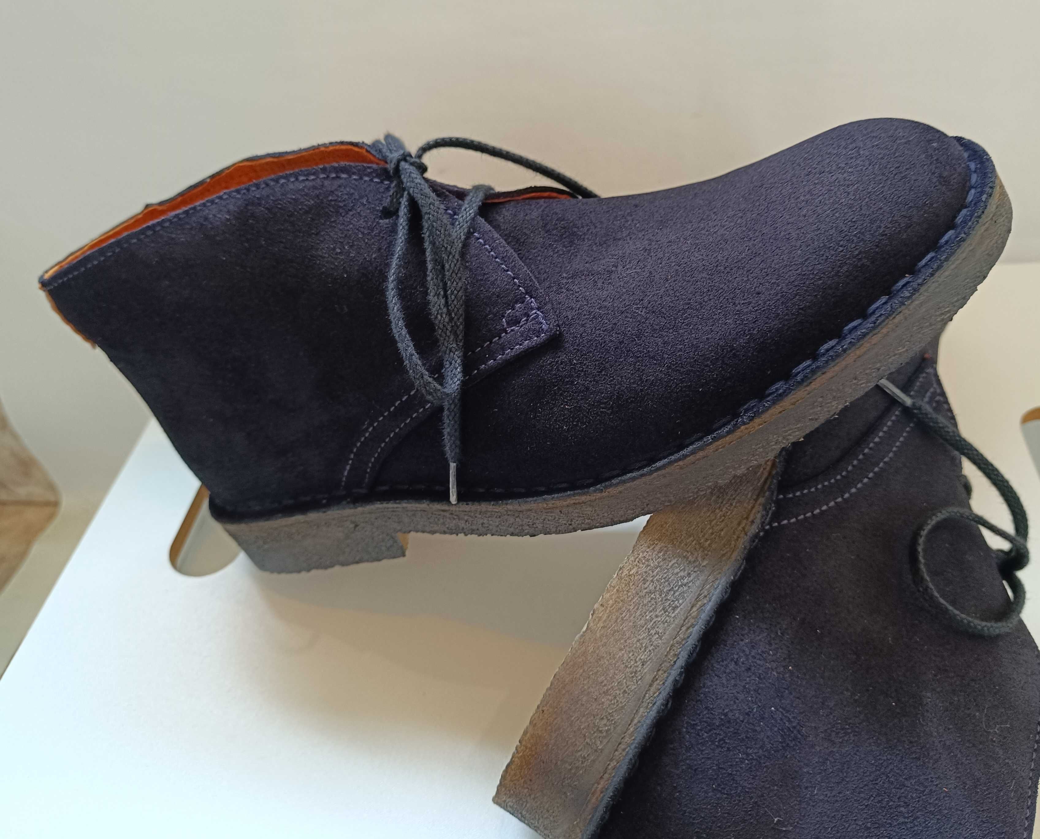 Ghete chukka 40 premium Carrera NOI piele naturala moale