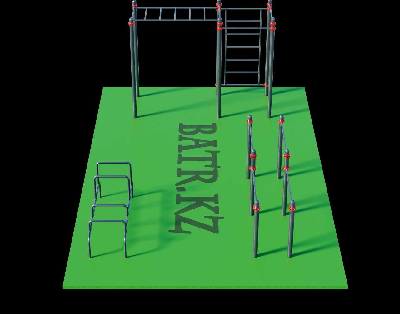 Воркаут BS-203 от завода BATR.KZ! Турник, Шведская стенка, Тренажеры!