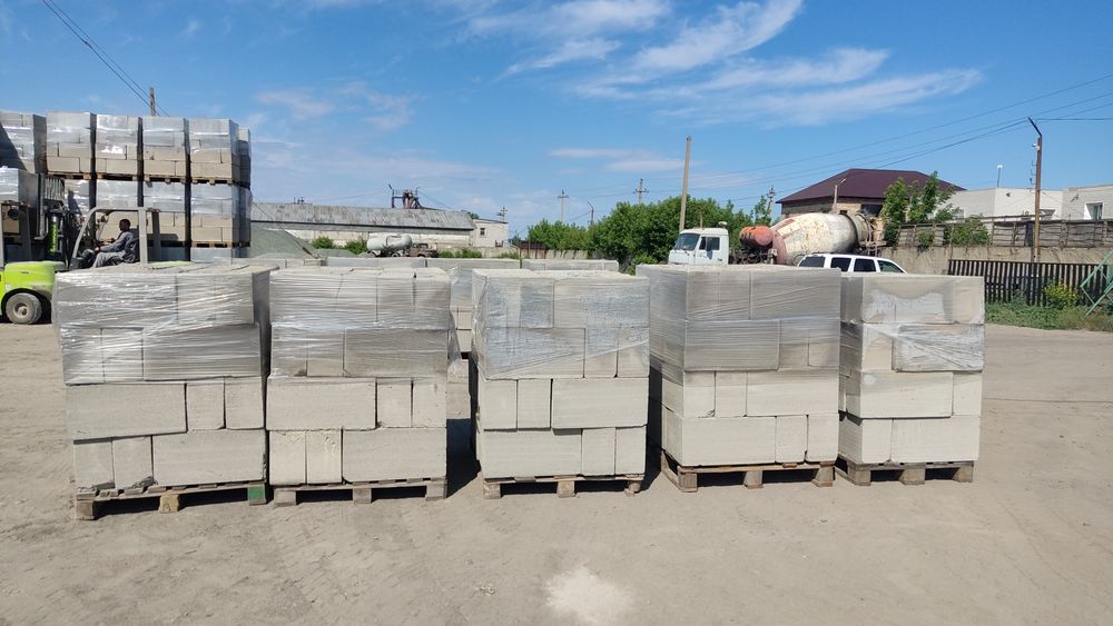 Газоблок кирпич армированный пропаренный г. Павлодар