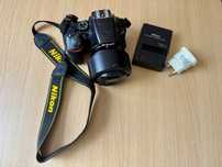 Nikon D3500 plus obiectiv nikkor 50mm aproape noi