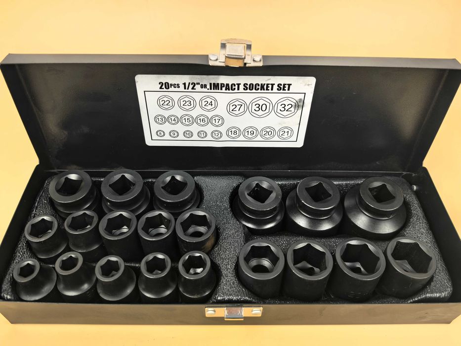 Set tubulare impact scurte 1/2 8–32 mm 149 lei